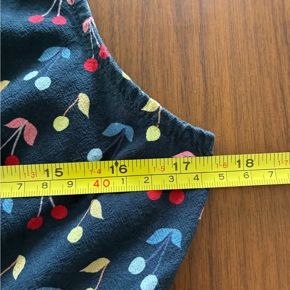 Marine Layer Holli navy floral jumpsuit, large - Picture 8 of 11